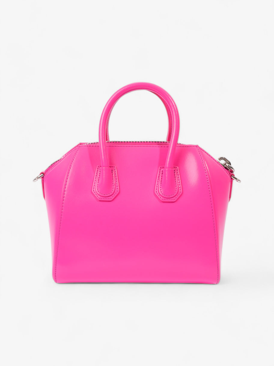 Givenchy Antigona Neon Pink Calfskin Leather Mini Image 4