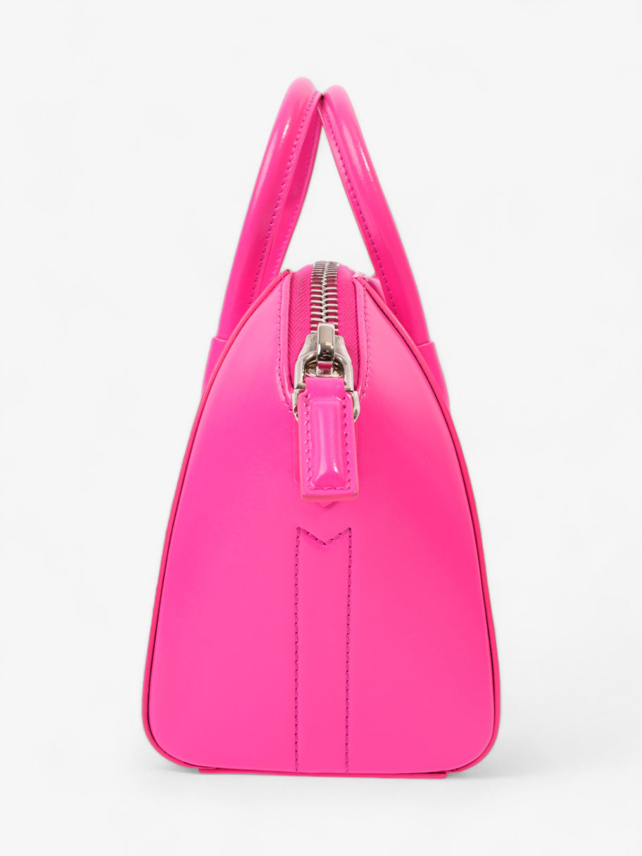 Givenchy Antigona Neon Pink Calfskin Leather Mini Image 5