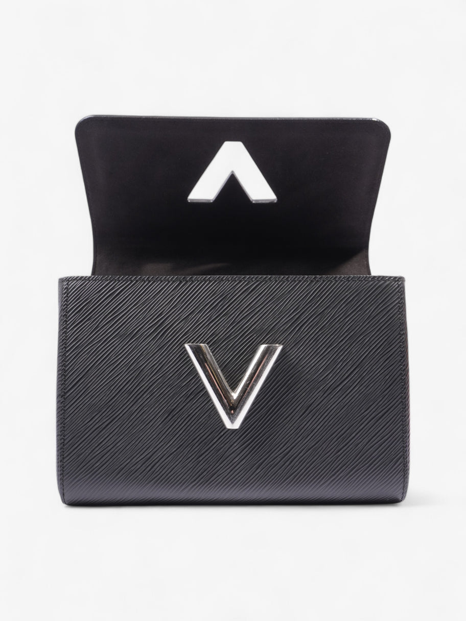 Louis Vuitton Twist Chain Bag Black Leather MM Image 10