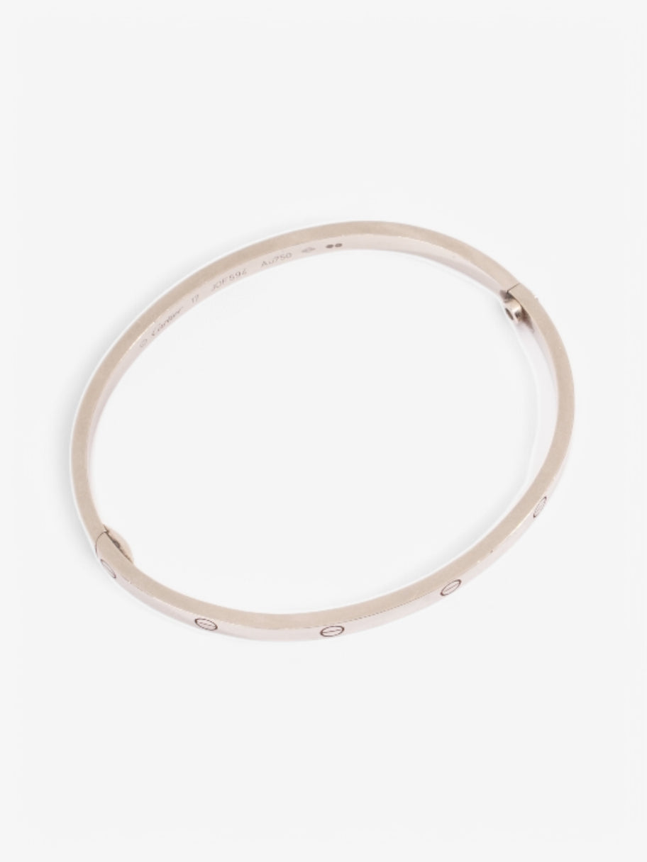 Cartier Love Bracelet, One Screw Closure White Gold White Gold 17 Image 2