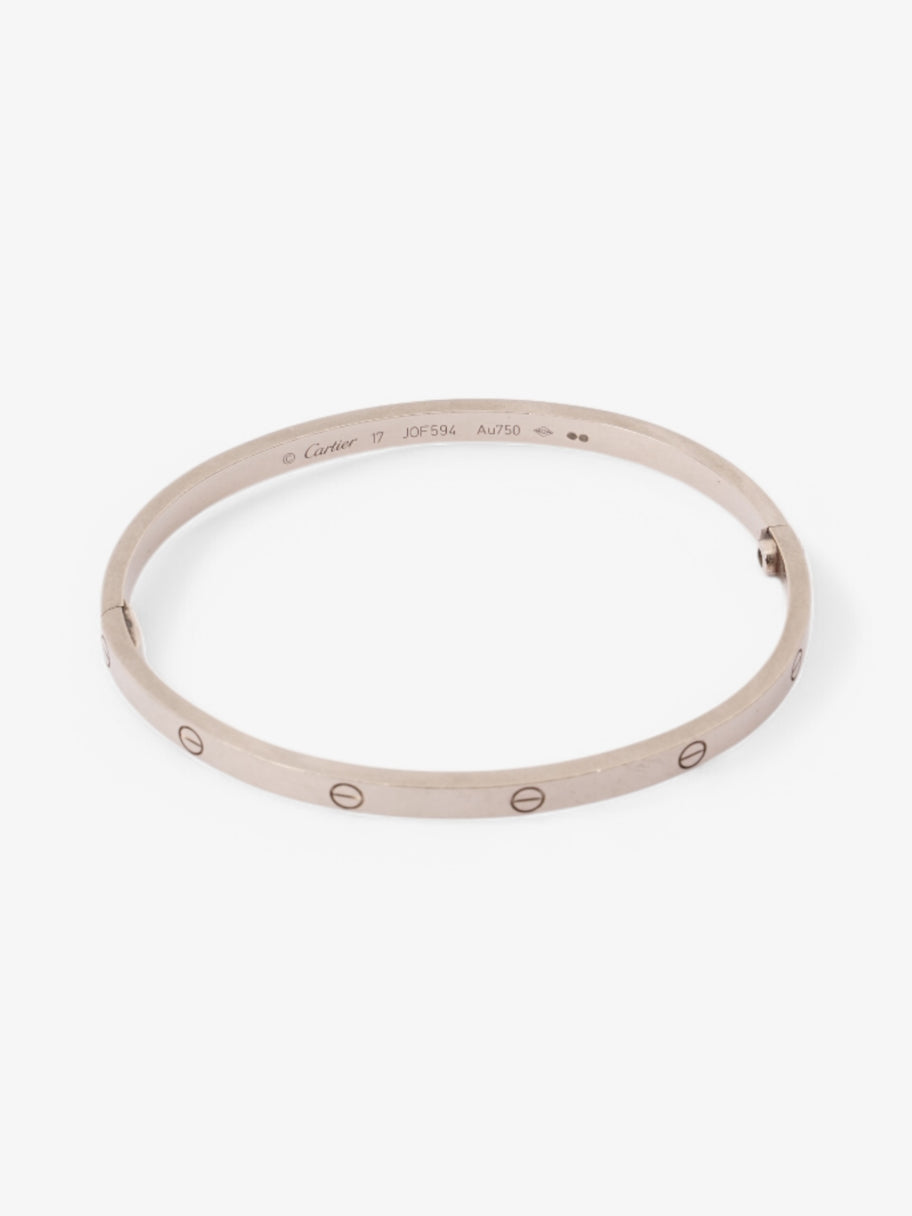 Cartier Love Bracelet, One Screw Closure White Gold White Gold 17 Image 3