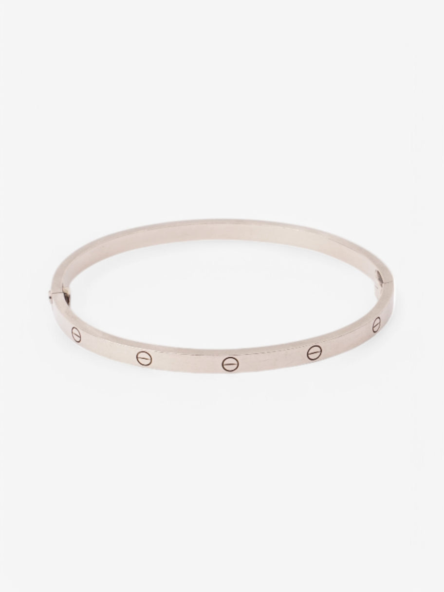Cartier Love Bracelet, One Screw Closure White Gold White Gold 17 Image 4