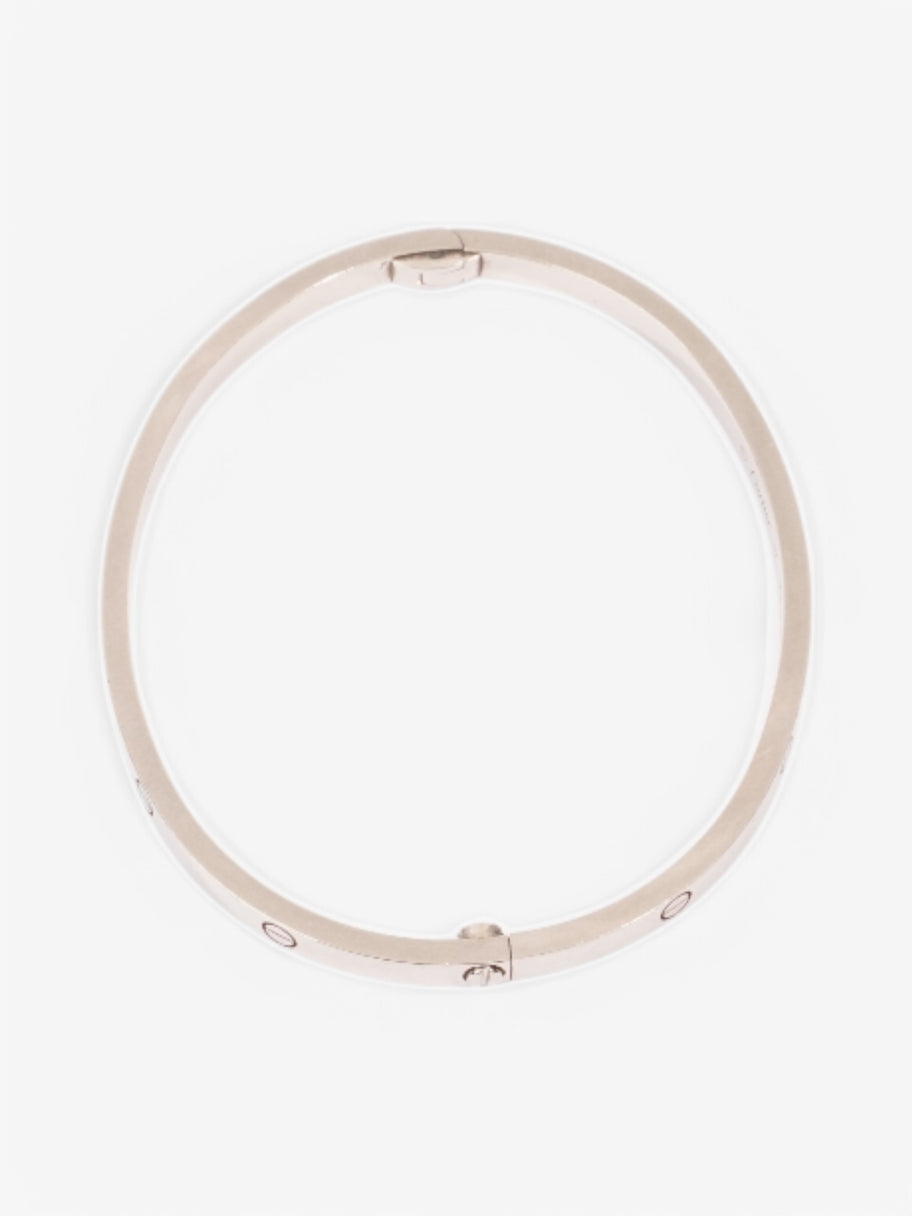 Cartier Love Bracelet, One Screw Closure White Gold White Gold 17 Image 5