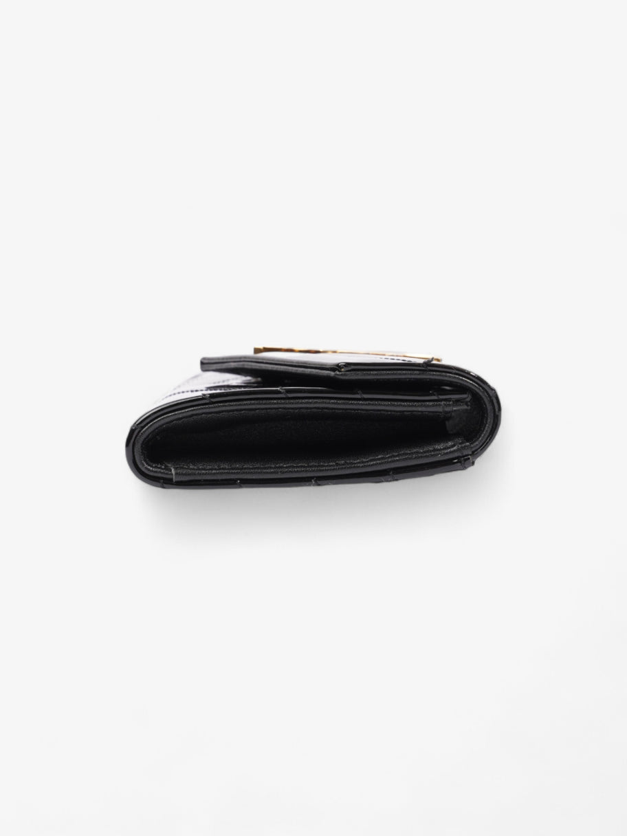 Saint Laurent Monogram Wallet Black / Gold Patent Leather Image 4