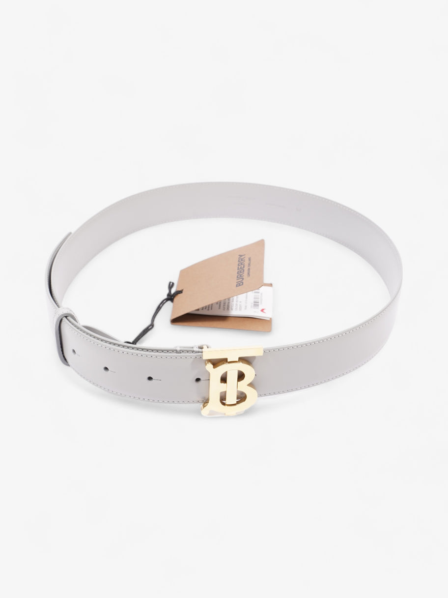 Burberry TB Belt Grey Leather Medium Image 2