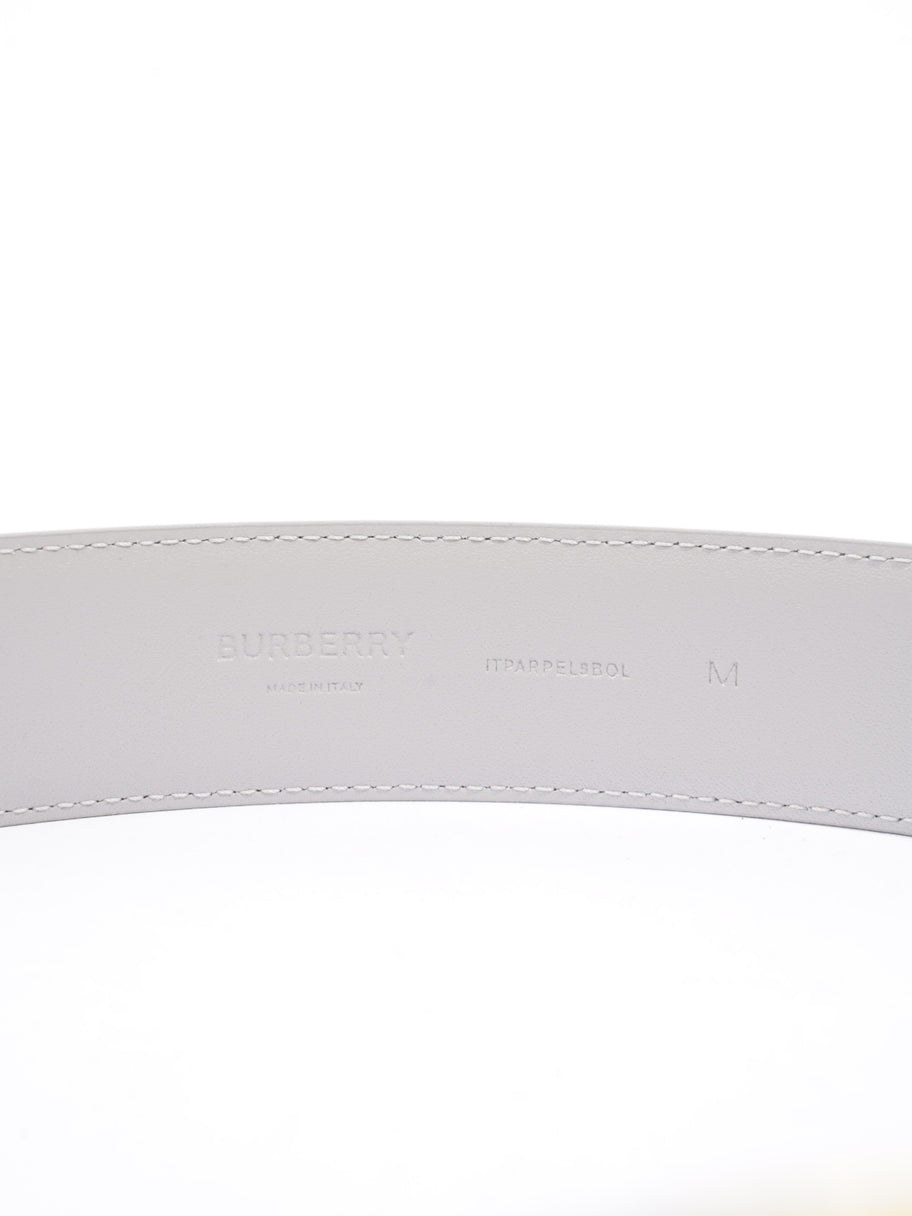 Burberry TB Belt Grey Leather Medium Image 3