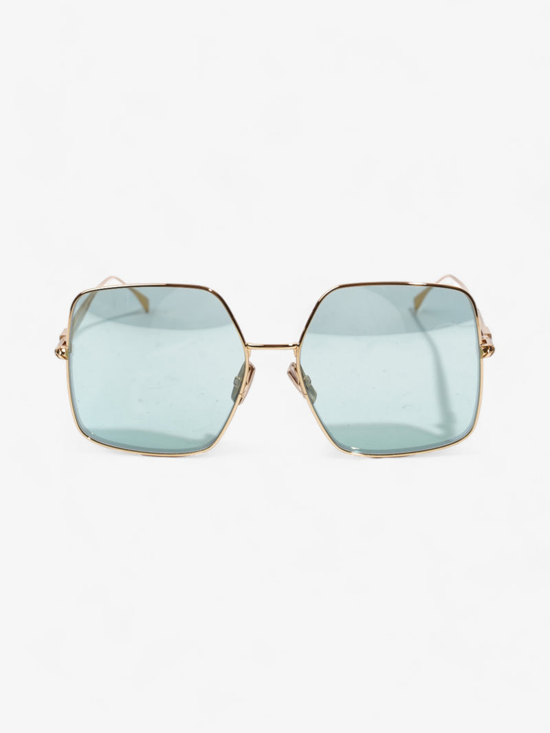  Fendi Aviator Sunglasses Gold Base Metal 145mm
