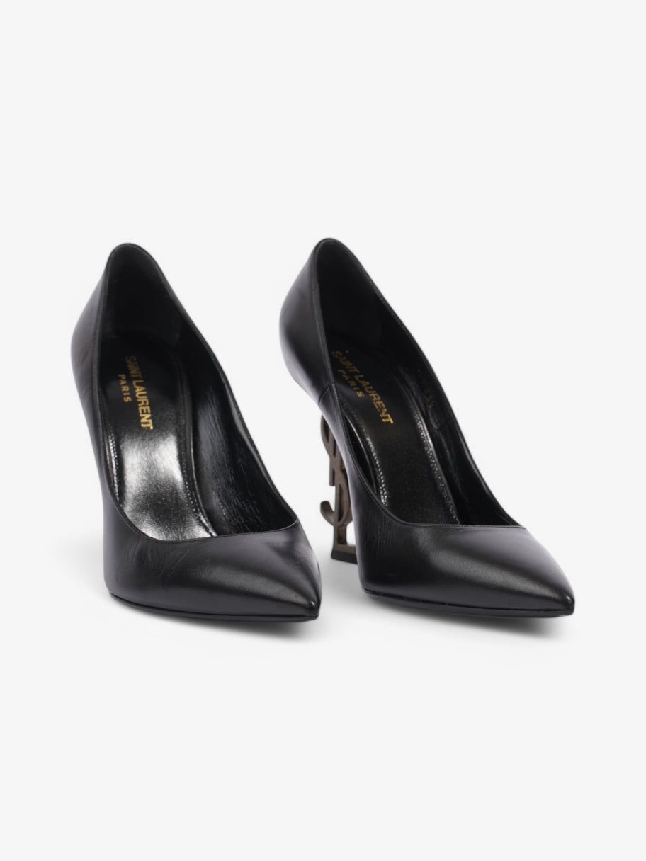 Saint Laurent Opyum Heels 110 Black Leather EU 38.5 UK 5.5 Image 2