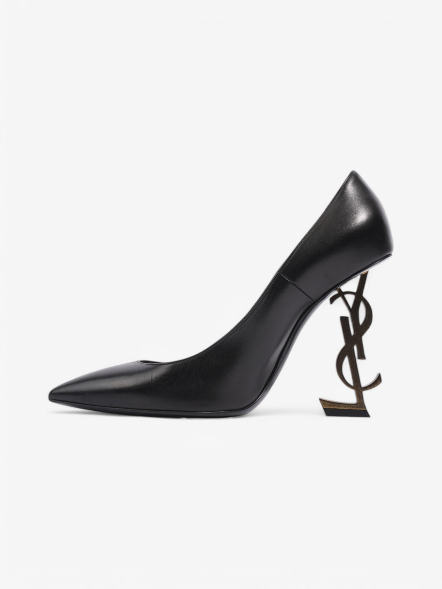 Saint Laurent Opyum Heels 110 Black Leather EU 38.5 UK 5.5 Image 3