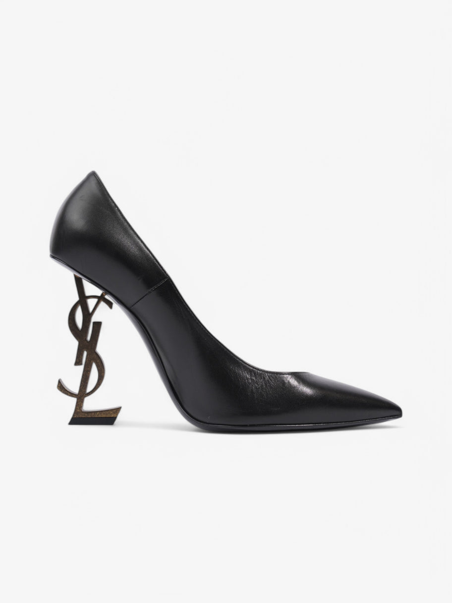 Saint Laurent Opyum Heels 110 Black Leather EU 38.5 UK 5.5 Image 4