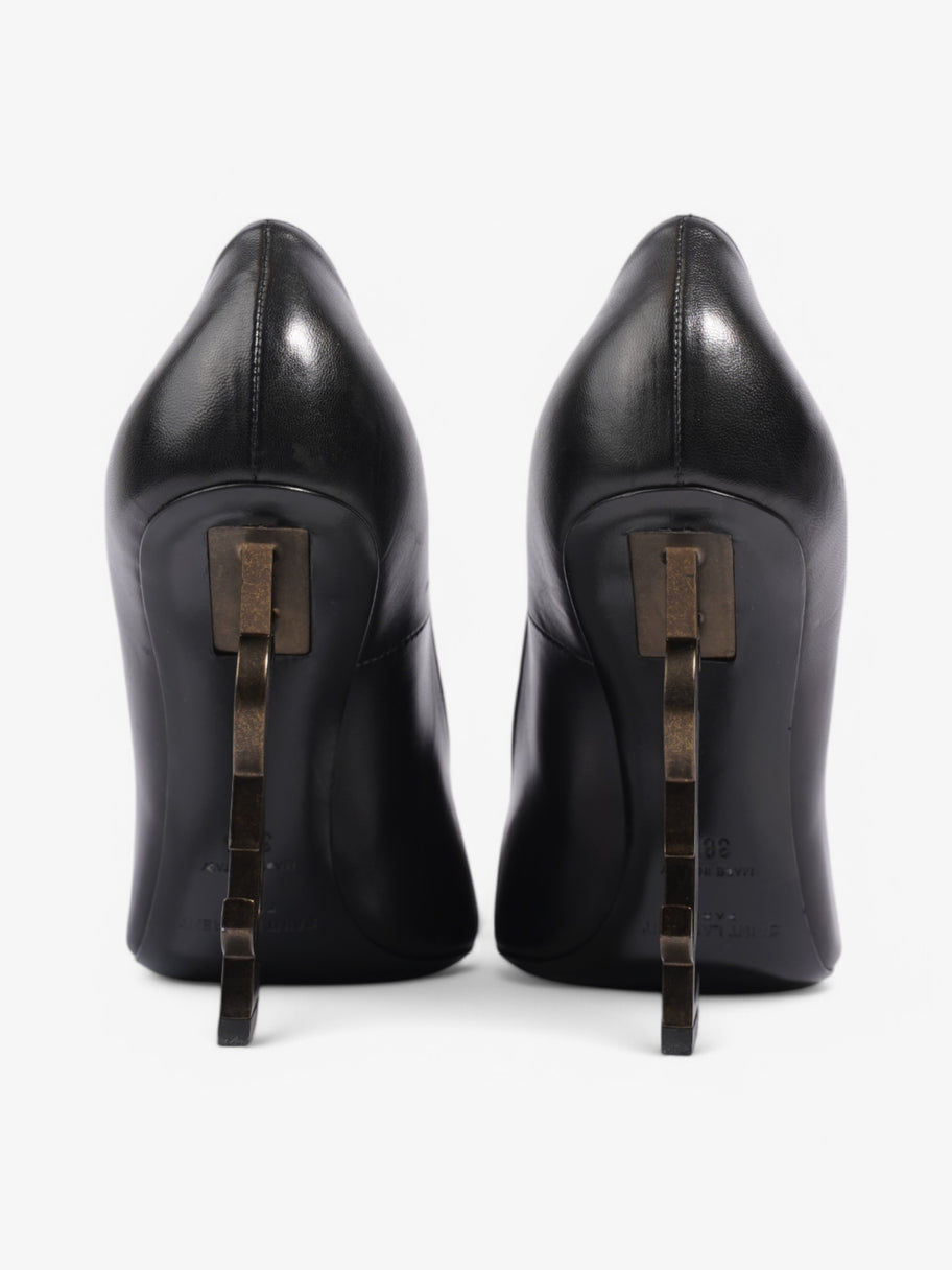 Saint Laurent Opyum Heels 110 Black Leather EU 38.5 UK 5.5 Image 6