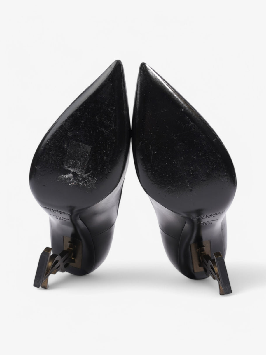 Saint Laurent Opyum Heels 110 Black Leather EU 38.5 UK 5.5 Image 7