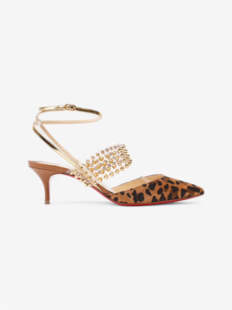  Christian Louboutin Levita 55 Leopard Suede EU 38 UK 5