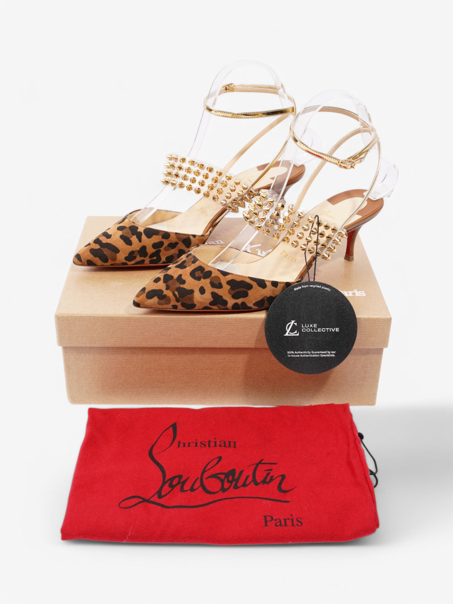 Christian Louboutin Levita 55 Leopard Suede EU 38 UK 5 Image 10