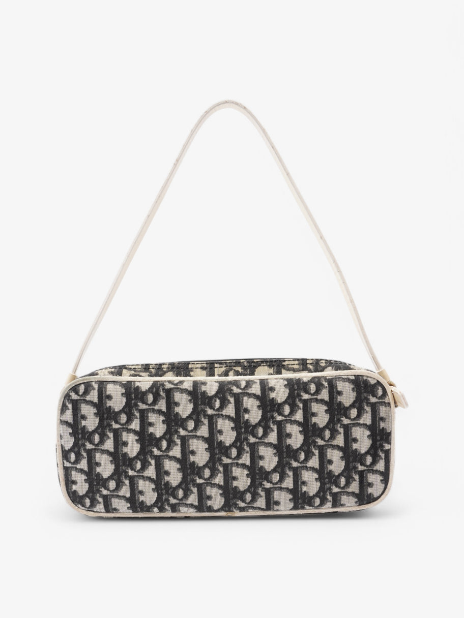 Christian Dior Pochette Bag Grey / White Canvas One SIze Image 4