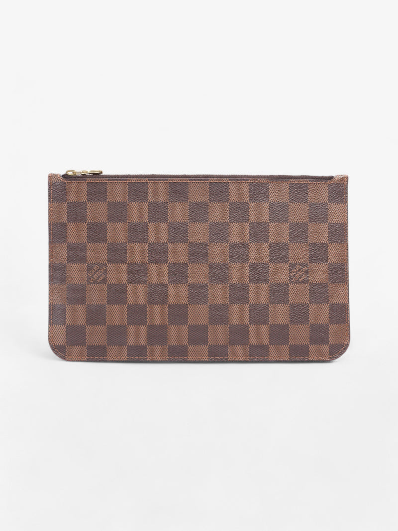  Louis Vuitton Neverful Pochette Damier Ebene Coated Canvas