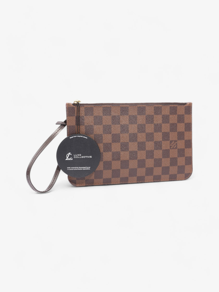 Louis Vuitton Neverful Pochette Damier Ebene Coated Canvas Image 7
