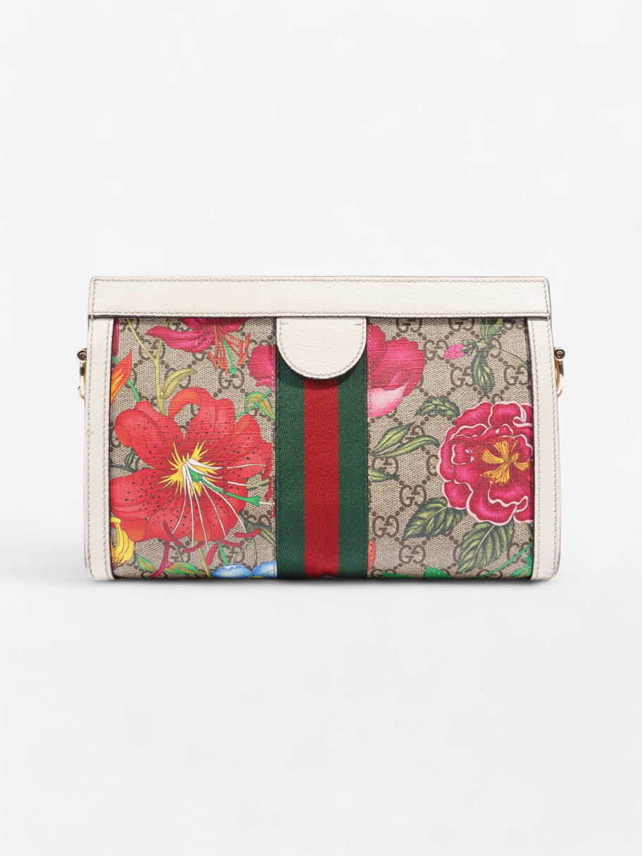Gucci Ophidia Chain White / GG Flora Coated Canvas Small Image 4