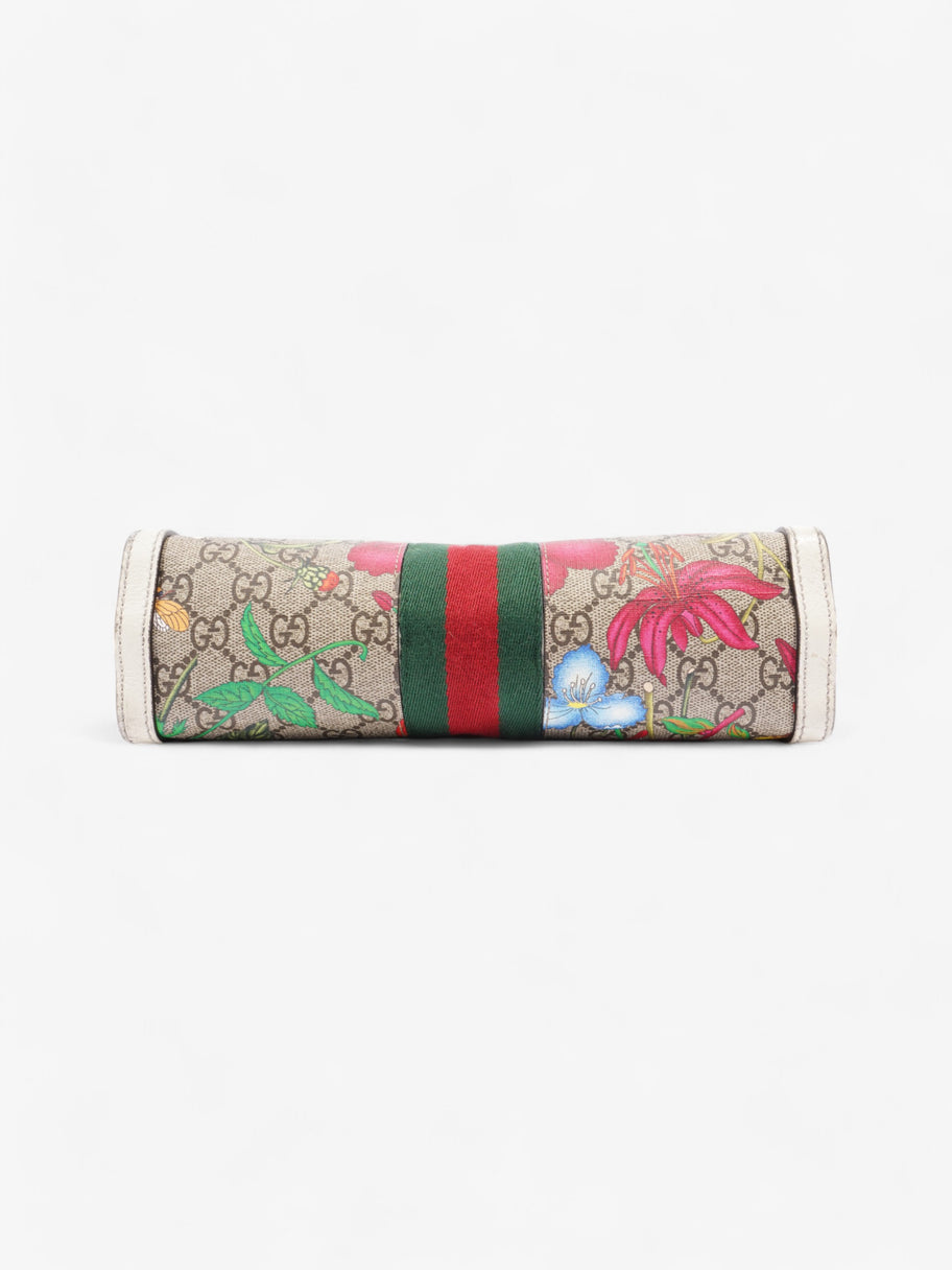 Gucci Ophidia Chain White / GG Flora Coated Canvas Small Image 6