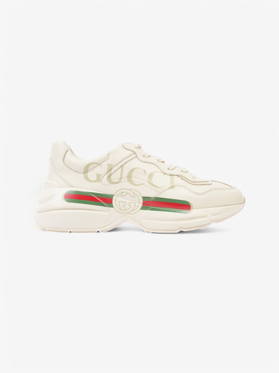 Gucci Rhyton Sneakers Beige  / Green / Red Leather EU 41.5 UK 7.5 Image 1