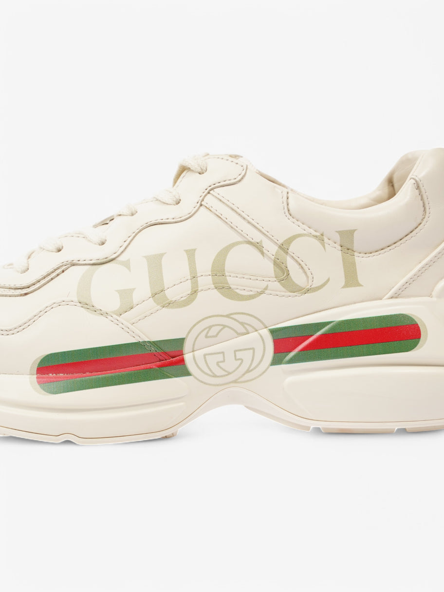 Gucci Rhyton Sneakers Beige  / Green / Red Leather EU 41.5 UK 7.5 Image 9