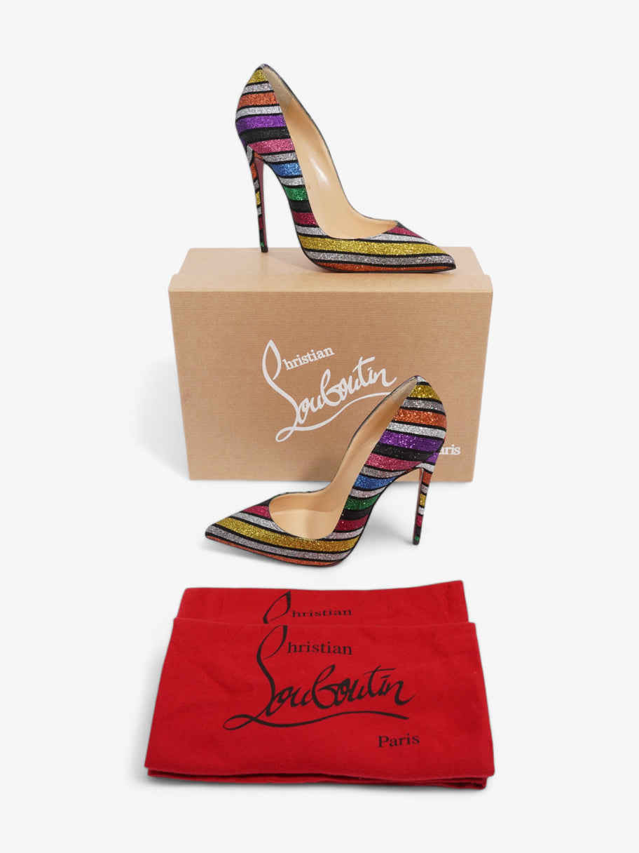 Christian Louboutin So Kate  120 Multicolour  Glitter EU 37.5 UK 4.5 Image 9