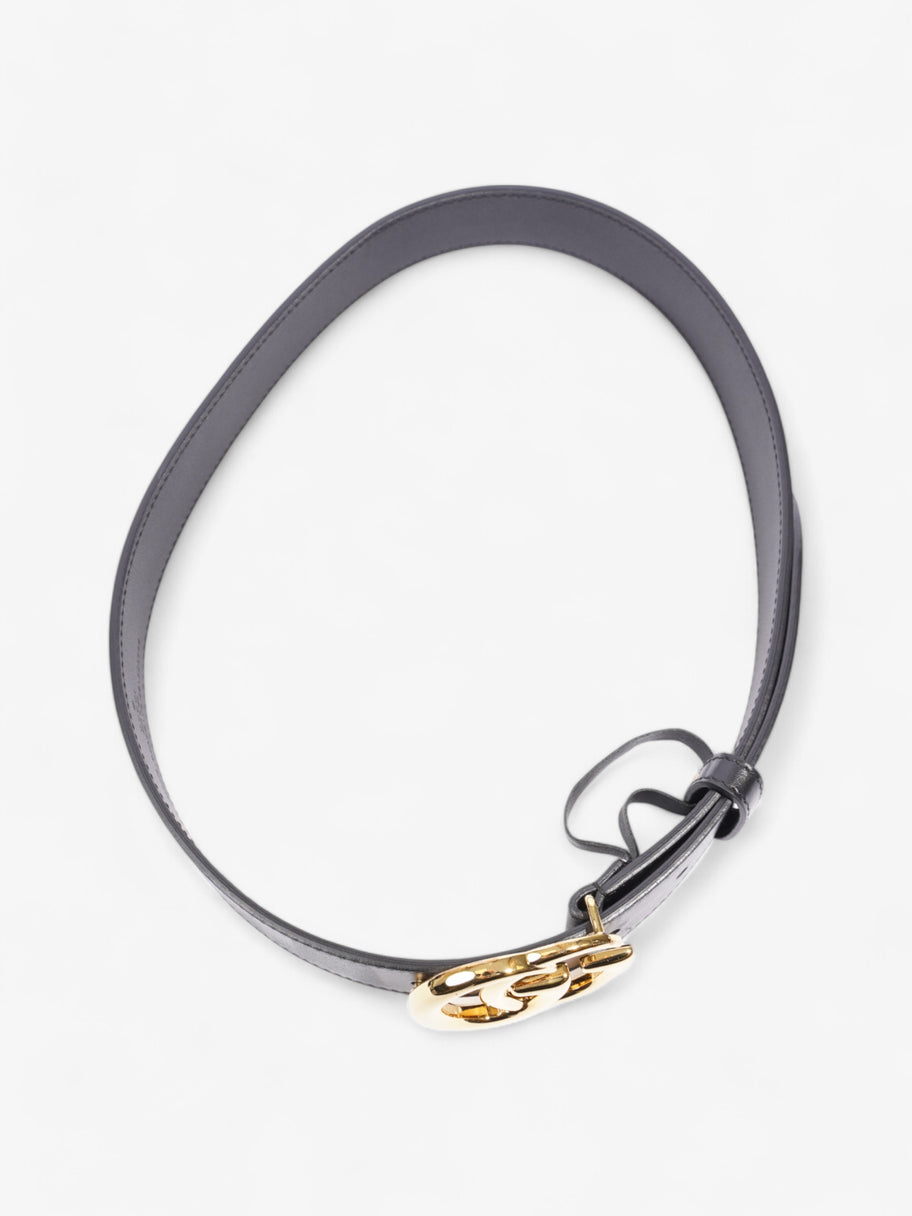 Gucci GG Marmont Belt Black / Gold Leather 70cm / 28