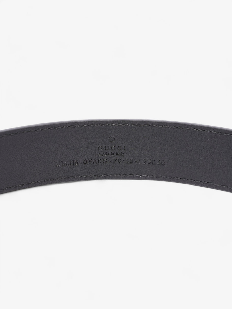 Gucci GG Marmont Belt Black / Gold Leather 70cm / 28
