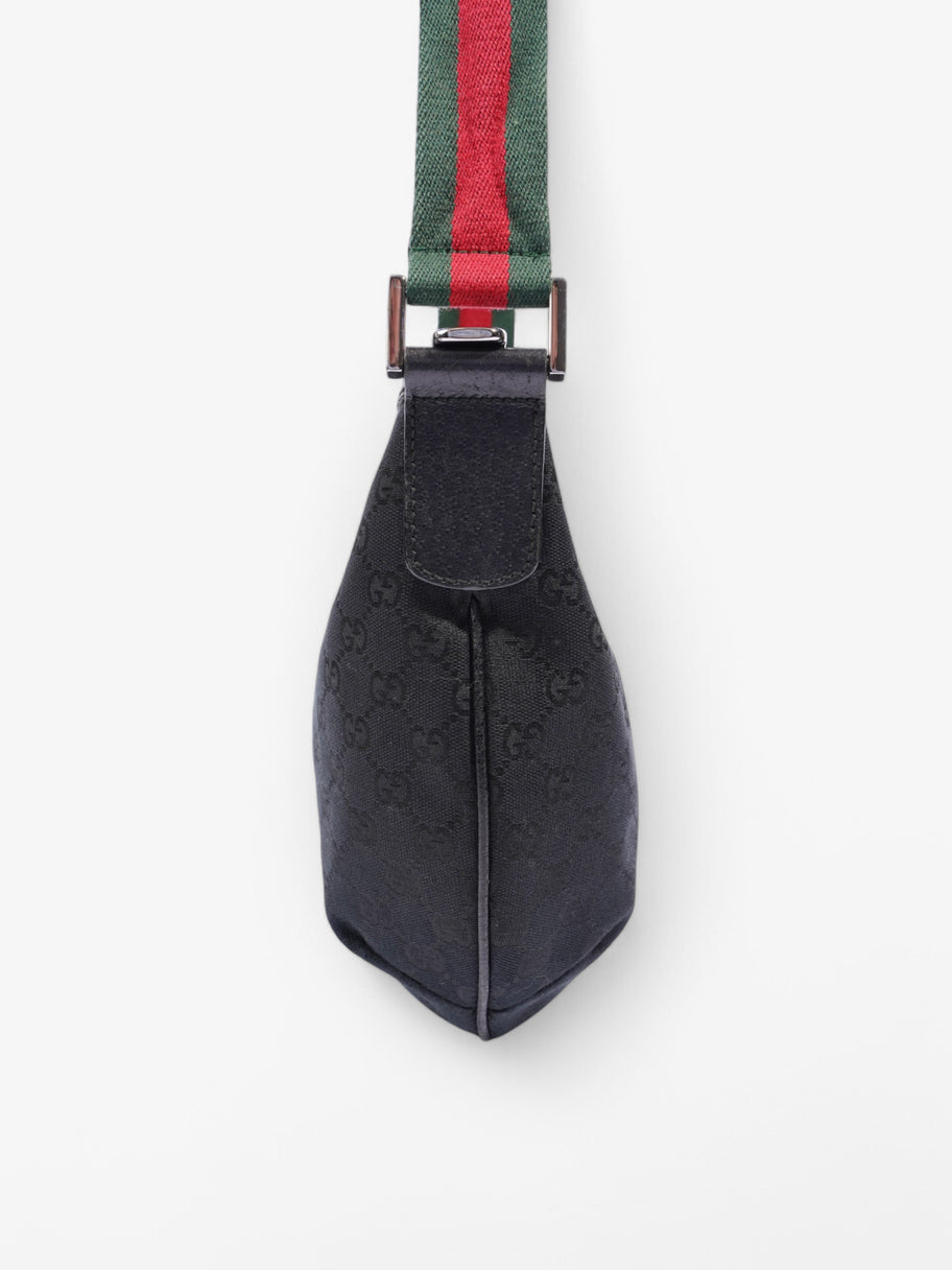 Gucci Shoulder Bag Black Canvas Image 3
