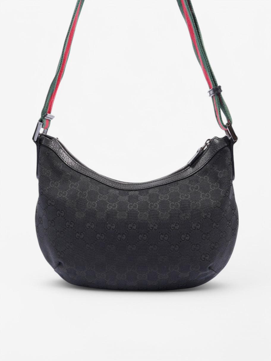 Gucci Shoulder Bag Black Canvas Image 4