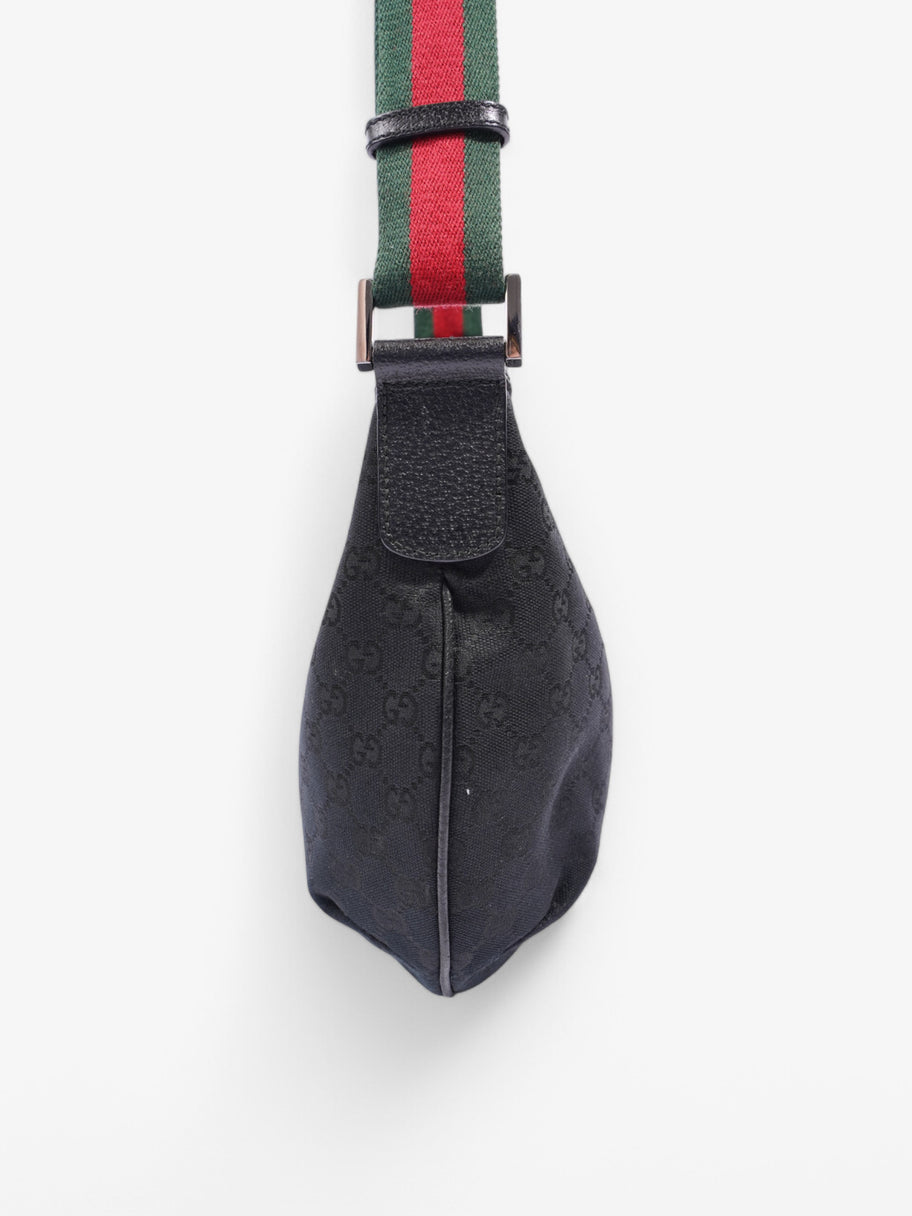 Gucci Shoulder Bag Black Canvas Image 5