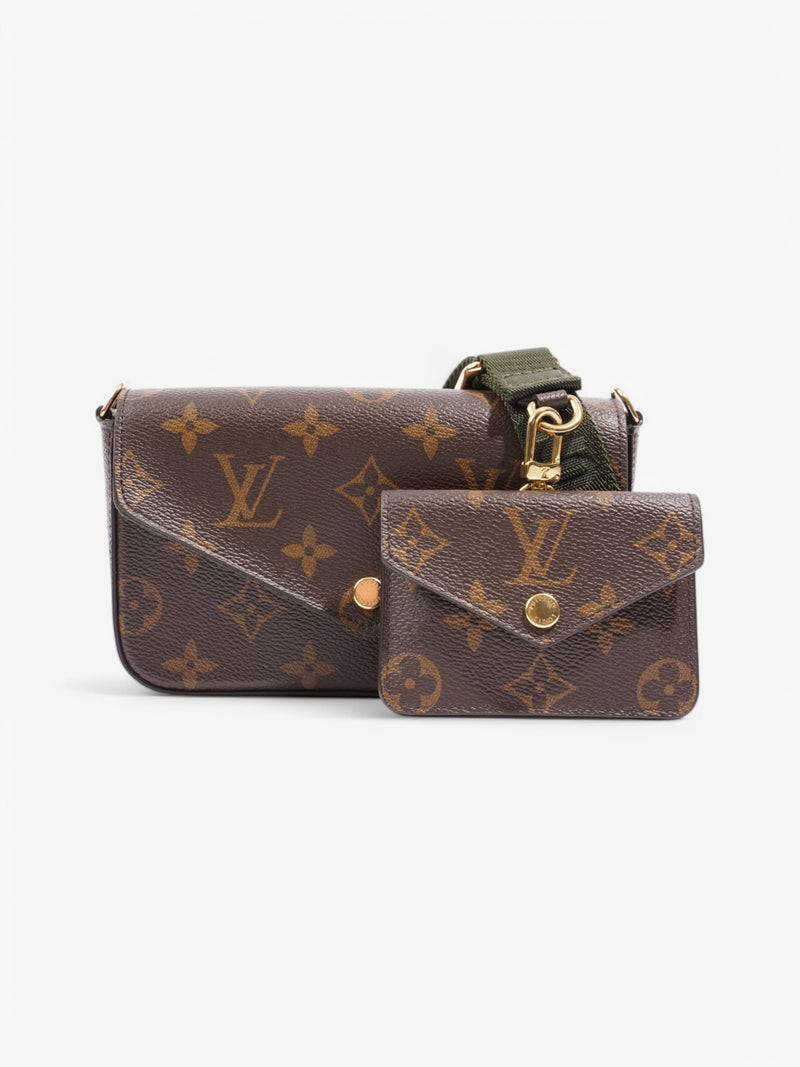  Louis Vuitton Felicie Strap And Go Monogram Coated Canvas