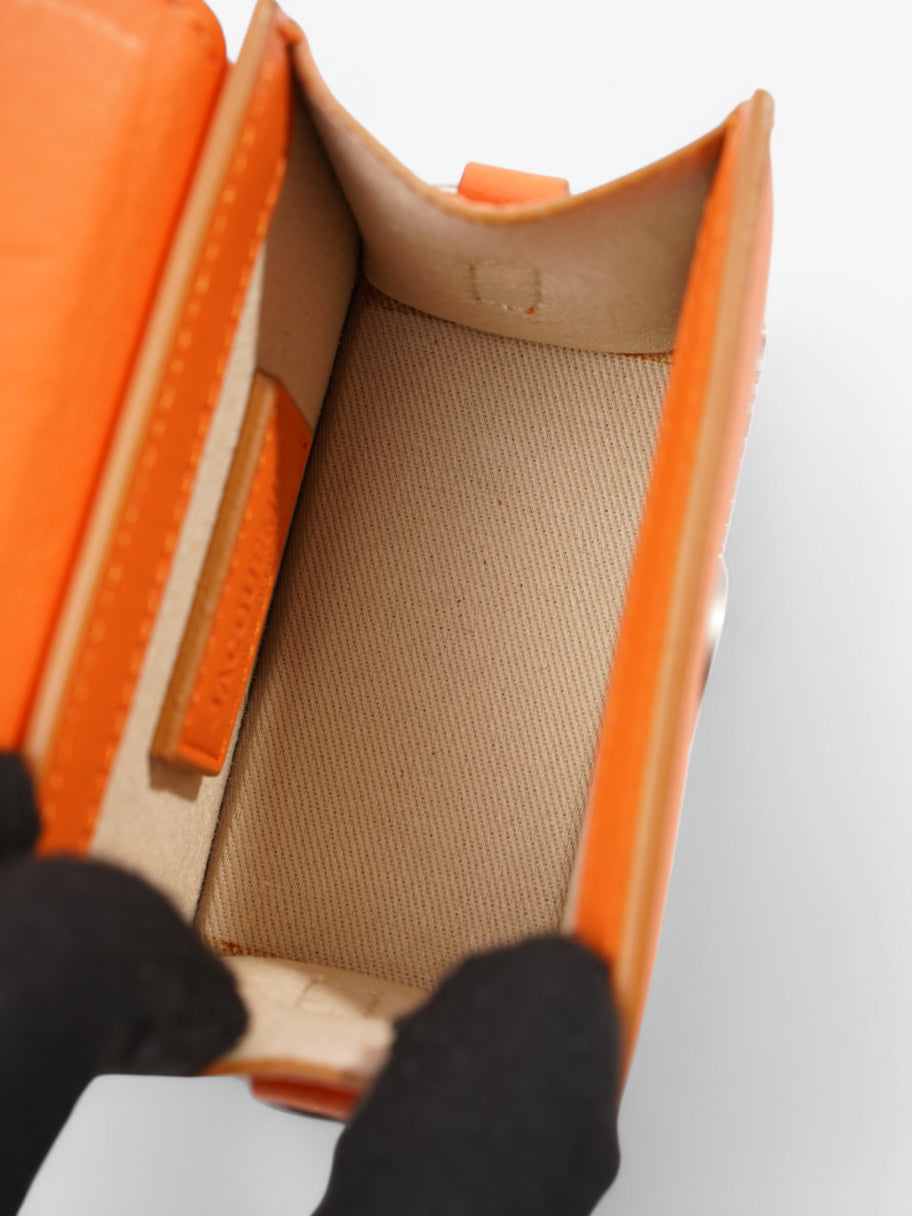 Jacquemus Le Chiquito Homme Orange Leather Image 9