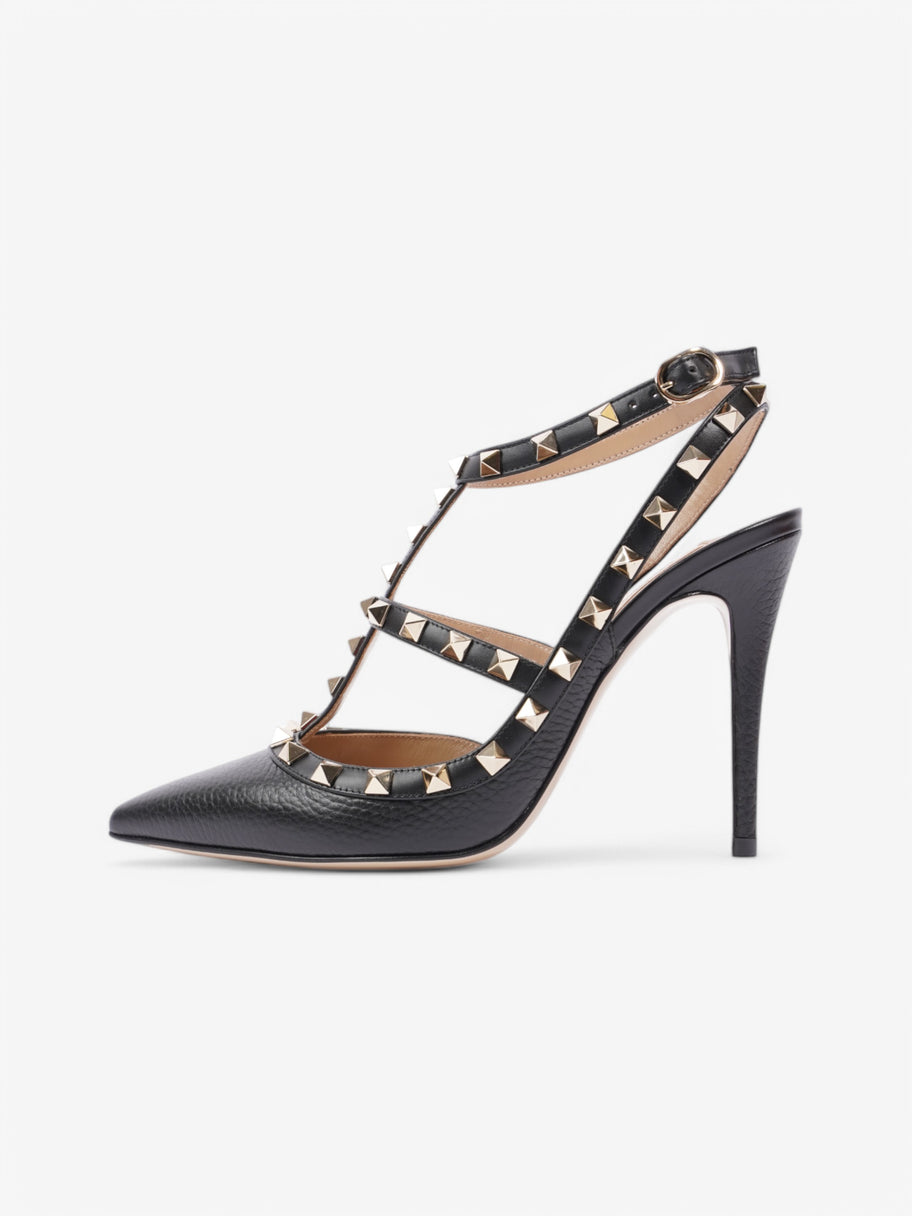 Valentino Rockstud Heels Black / Gold Leather EU 38 UK 5 Image 5