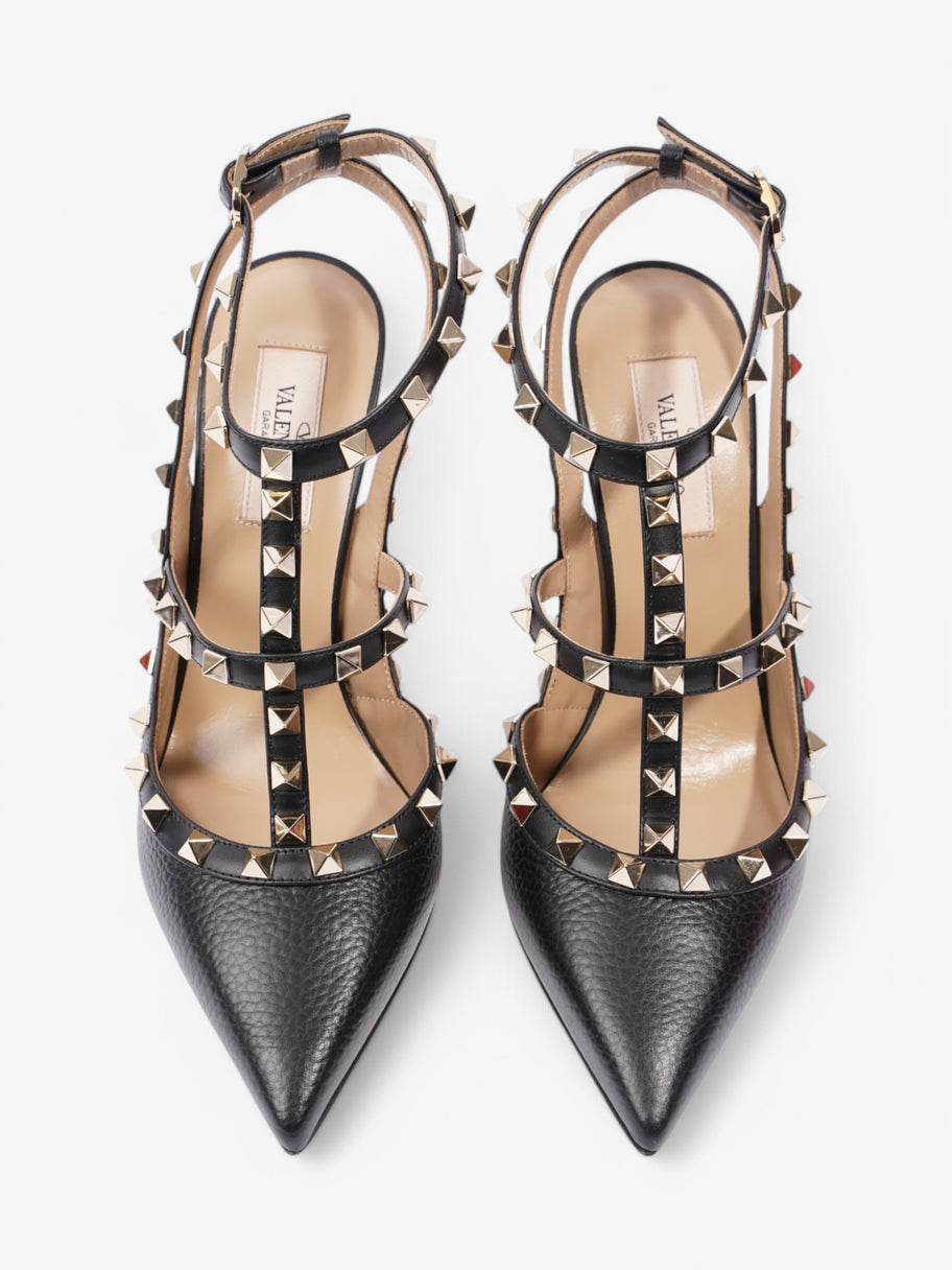 Valentino Rockstud Heels Black / Gold Leather EU 38 UK 5 Image 8