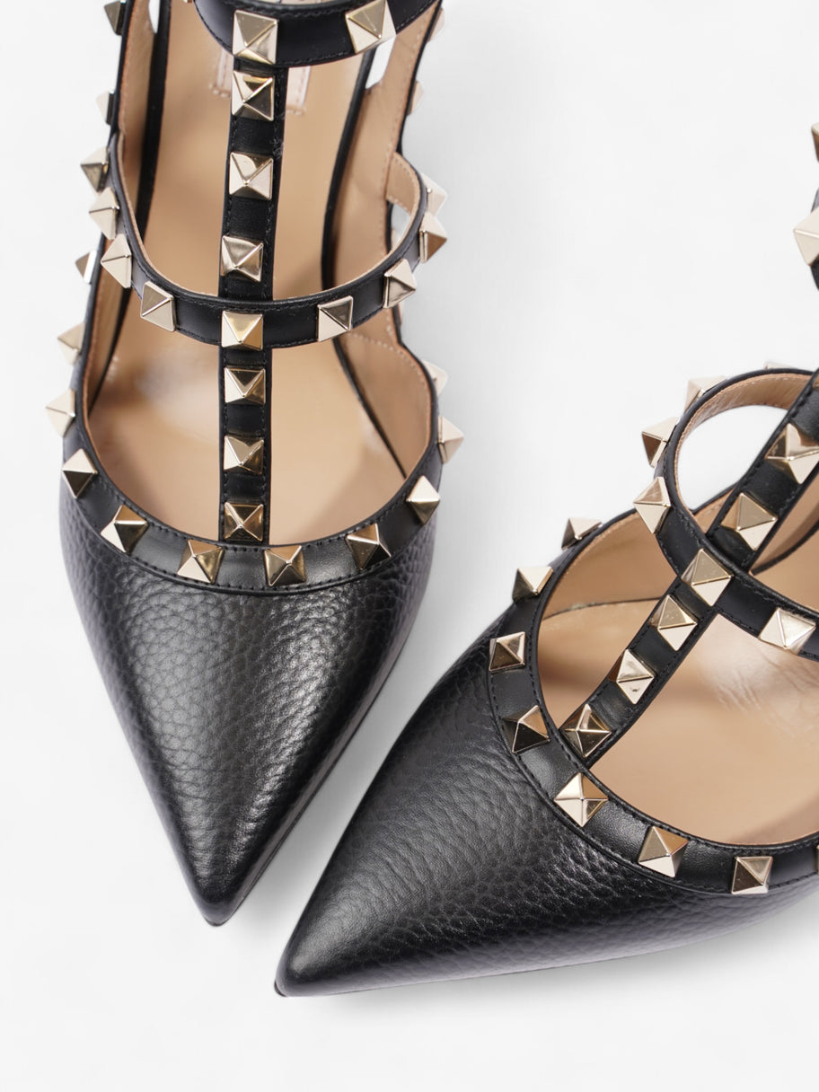 Valentino Rockstud Heels Black / Gold Leather EU 38 UK 5 Image 9