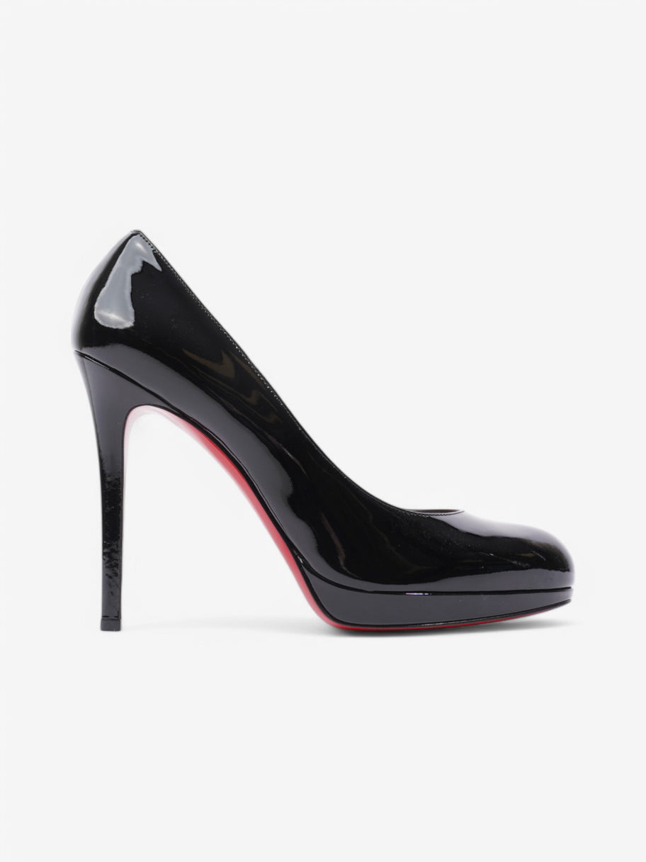 Christian Louboutin Simple Pump Heels 120 Black Patent Leather EU 38 UK 5 Image 1