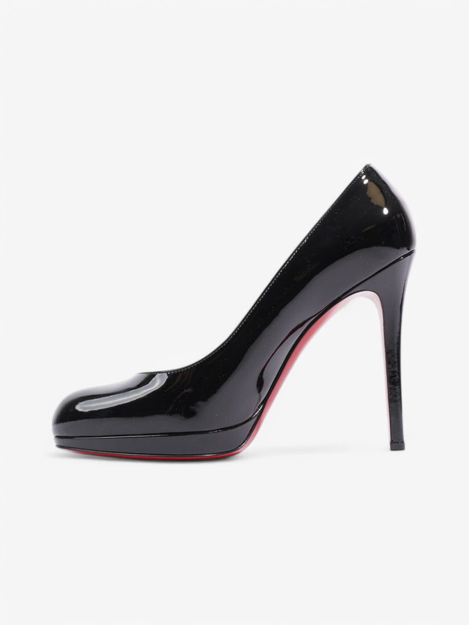 Christian Louboutin Simple Pump Heels 120 Black Patent Leather EU 38 UK 5 Image 3