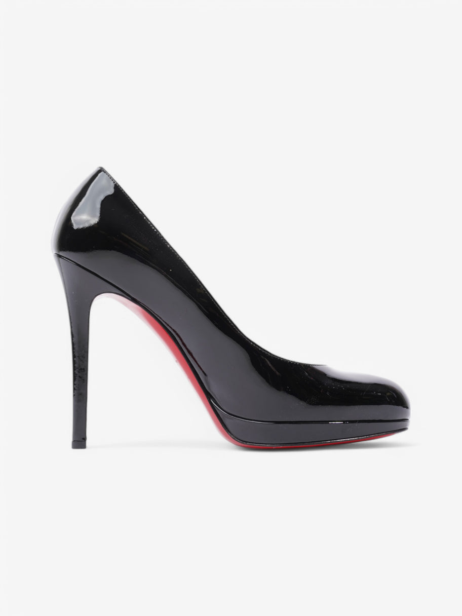 Christian Louboutin Simple Pump Heels 120 Black Patent Leather EU 38 UK 5 Image 4