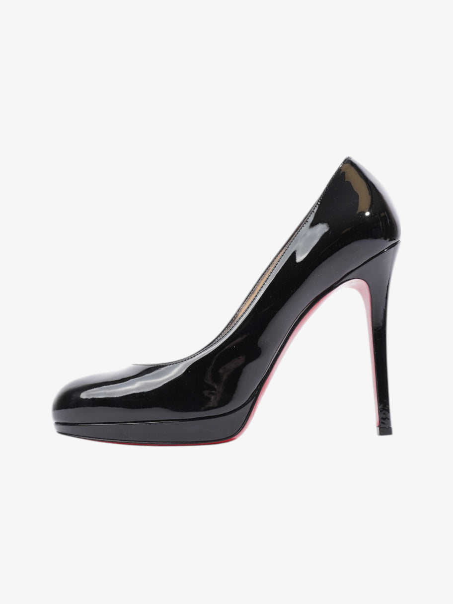 Christian Louboutin Simple Pump Heels 120 Black Patent Leather EU 38 UK 5 Image 5