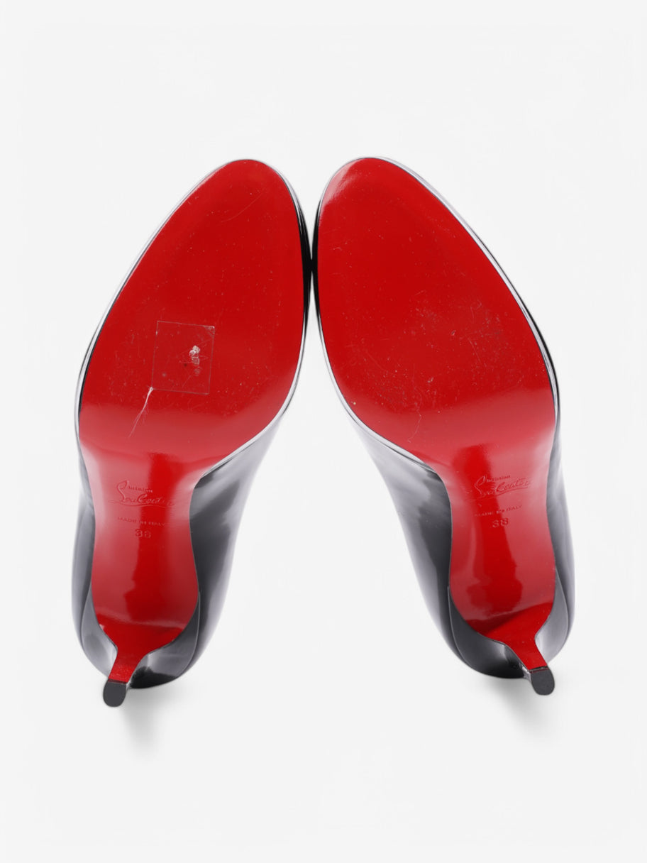 Christian Louboutin Simple Pump Heels 120 Black Patent Leather EU 38 UK 5 Image 7
