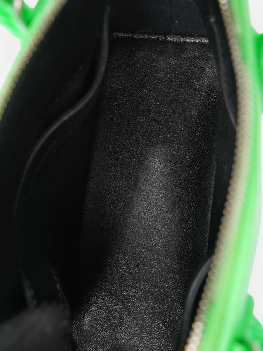 Balenciaga Ville Top Handle Bag Neon Green / Black Alligator Small Image 8