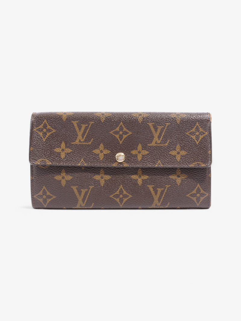  Louis Vuitton Sarah Wallet Monogram Coated Canvas