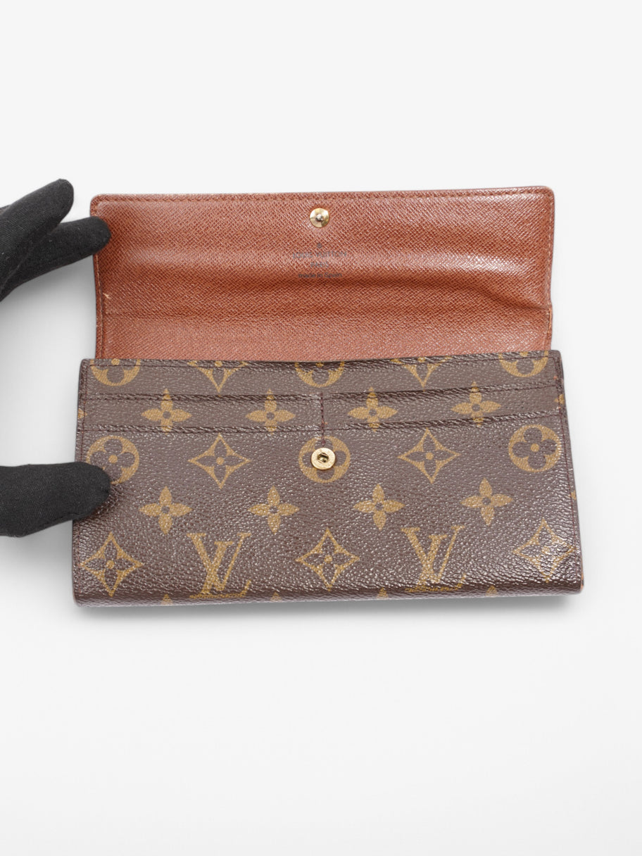 Louis Vuitton Sarah Wallet Monogram Coated Canvas Image 3