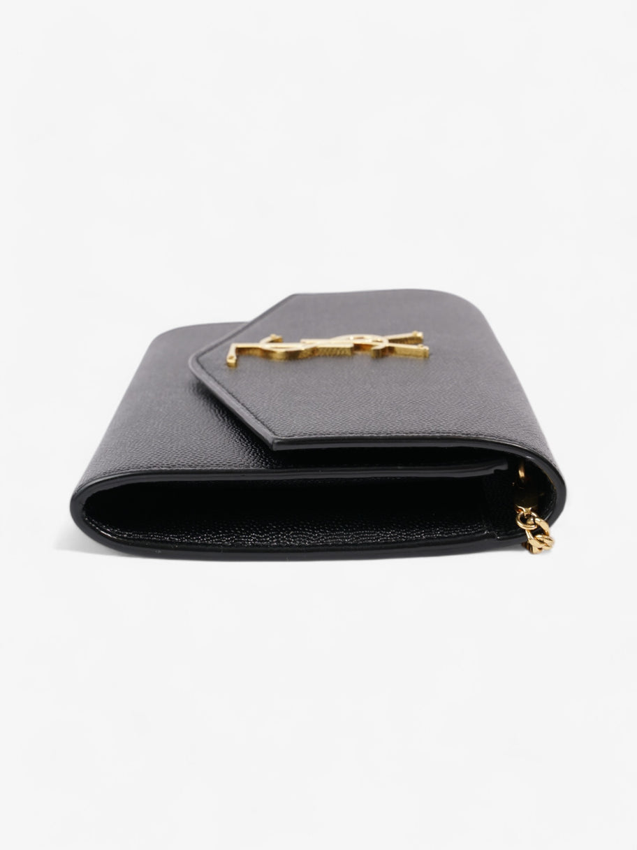 Saint Laurent Uptown Crossbody Black Grained Leather Image 3