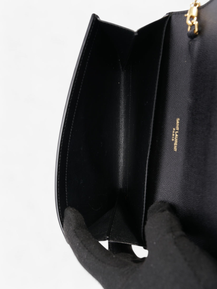Saint Laurent Uptown Crossbody Black Grained Leather Image 8