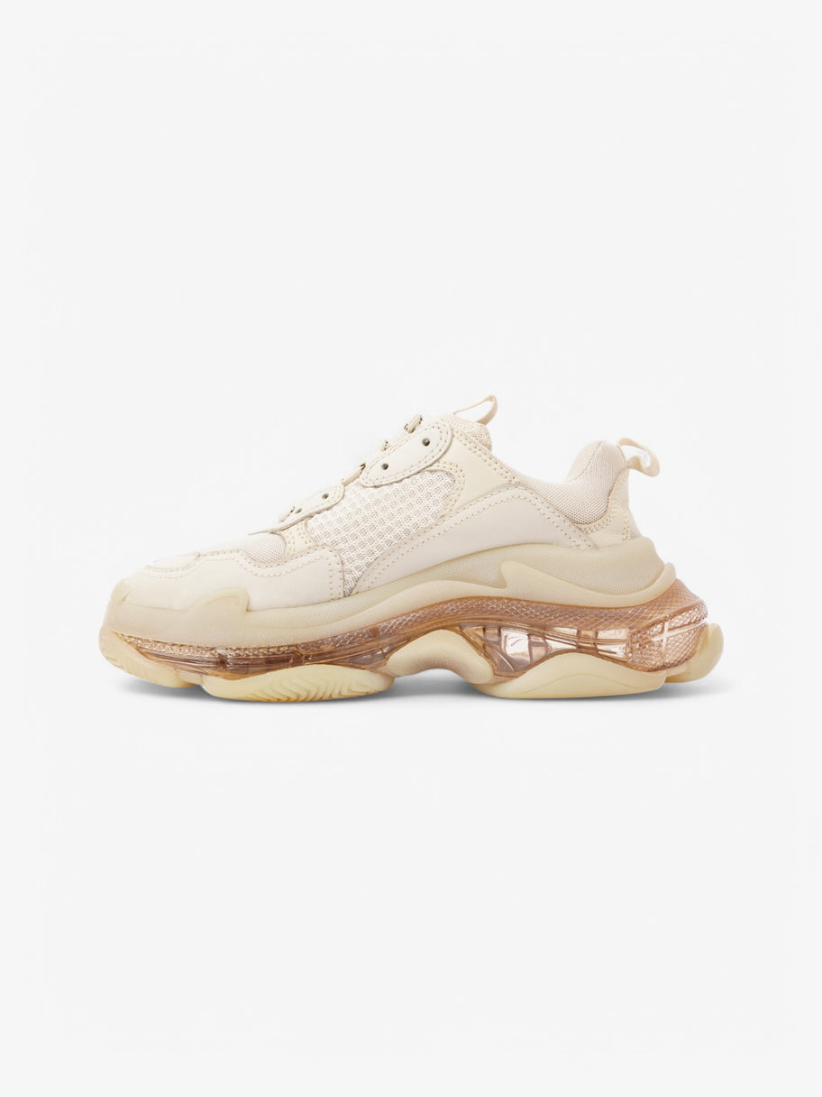 Balenciaga Triple S Clear Sole Beige  / Black Mesh EU 38 UK 5 Image 3