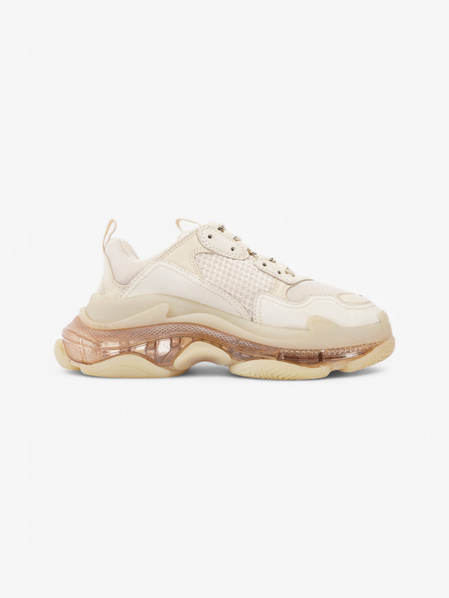 Balenciaga Triple S Clear Sole Beige  / Black Mesh EU 38 UK 5 Image 4