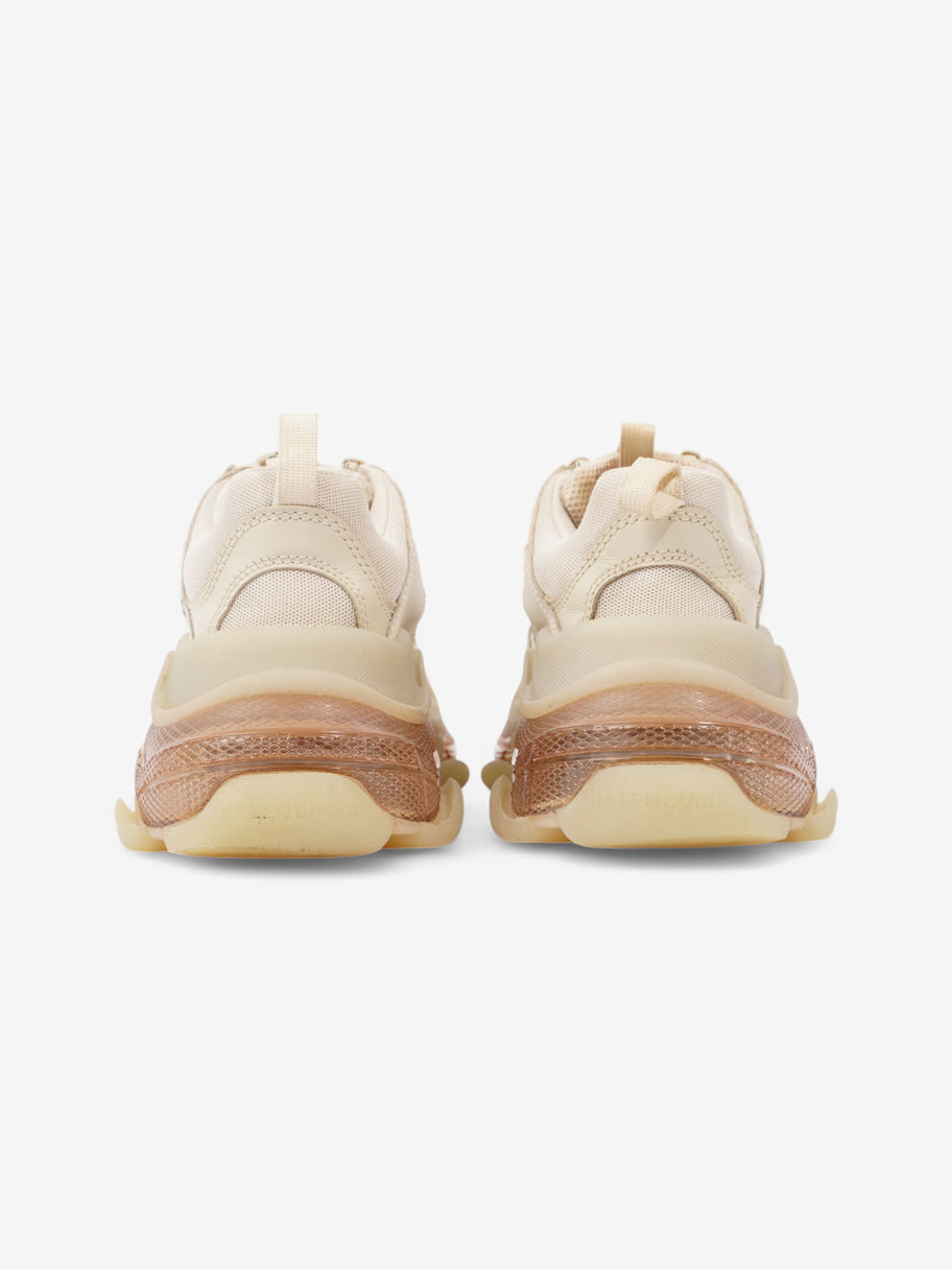 Balenciaga Triple S Clear Sole Beige  / Black Mesh EU 38 UK 5 Image 6