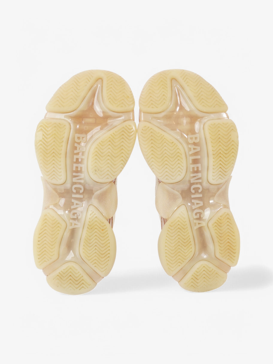 Balenciaga Triple S Clear Sole Beige  / Black Mesh EU 38 UK 5 Image 7